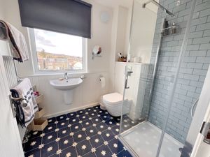 Bedroom one ensuite shower room- click for photo gallery